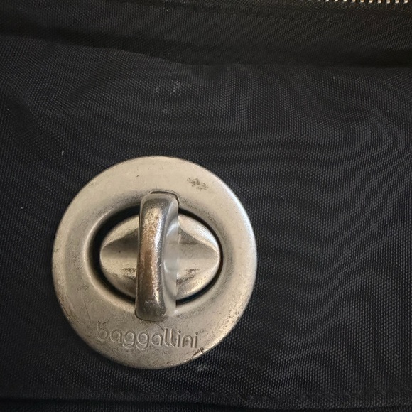 Baggallini Black Crossbody Bag with Silver Accents - Picture 8 of 10